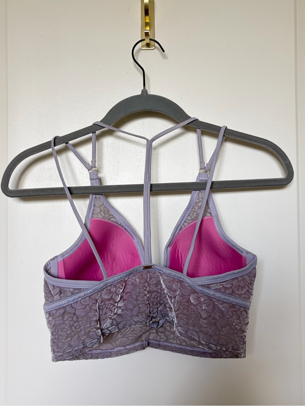 PINK Victoria’s Secret Floral Velvet Bralettes – Bundle of 3 - Picture 8 of 12